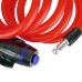 OXFORD 6' SELF COIL KEY LOCK RED (OF249)
