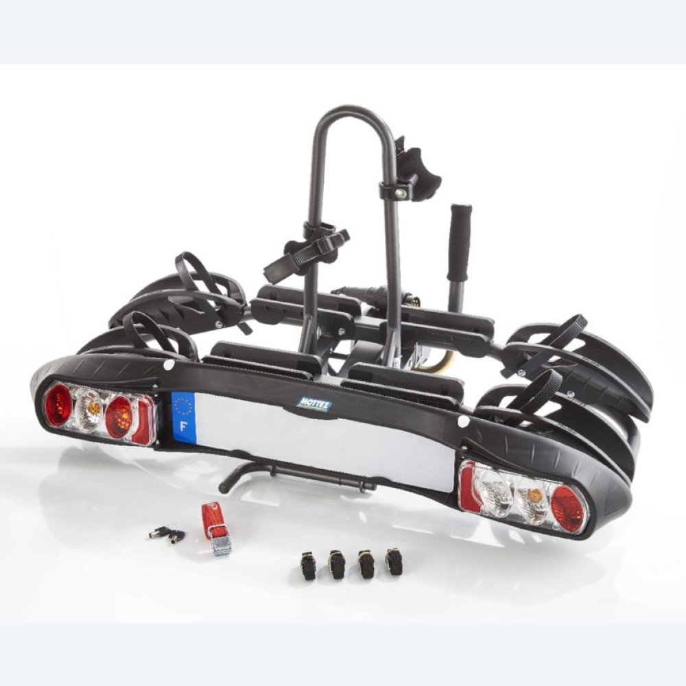 MOTTEZ 2x ELECTRIC BIKE TOW BALL PLATFORM RACK ZEUS