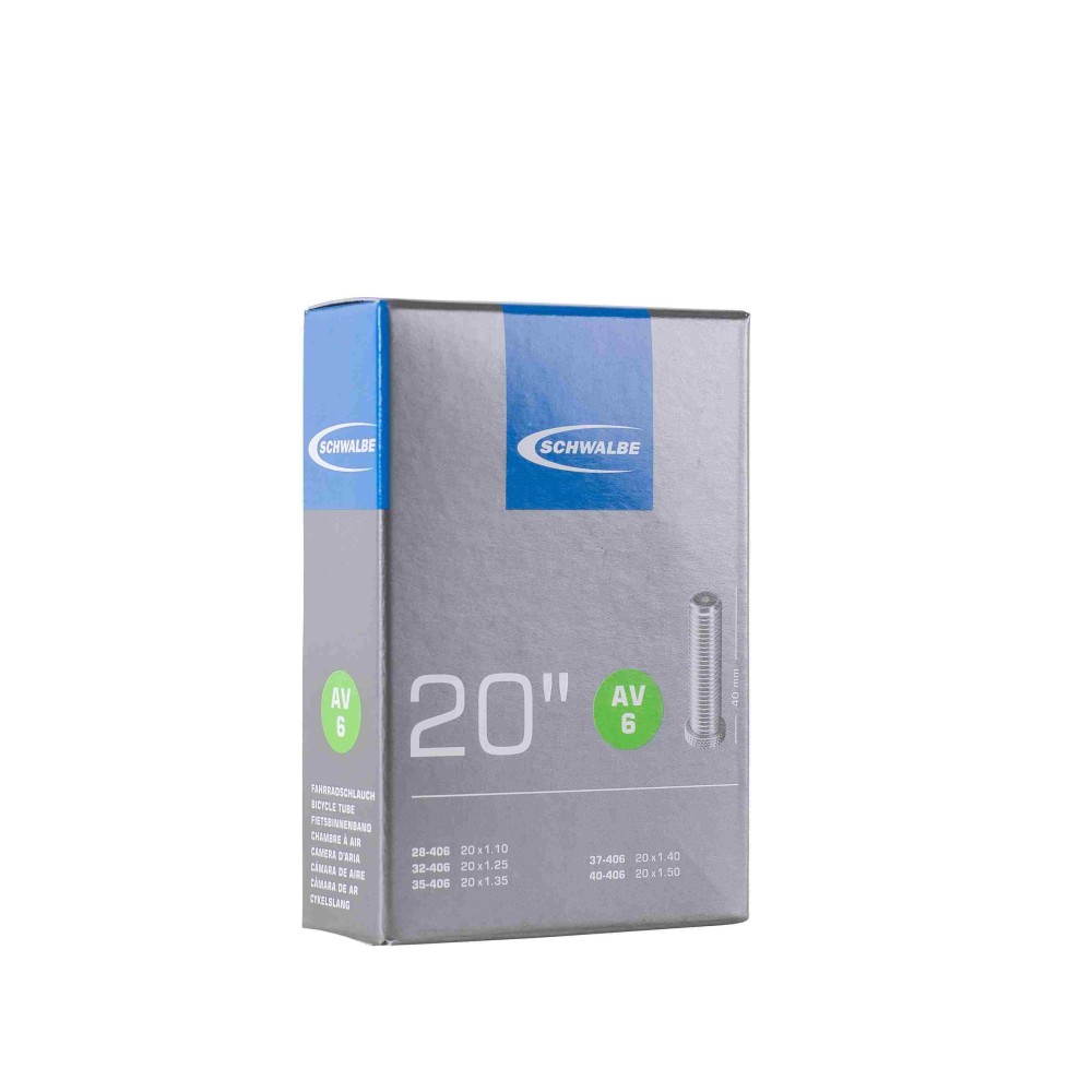 TUBE 20 x 1 1/8 (28/40-406) - SCHWALBE AV6