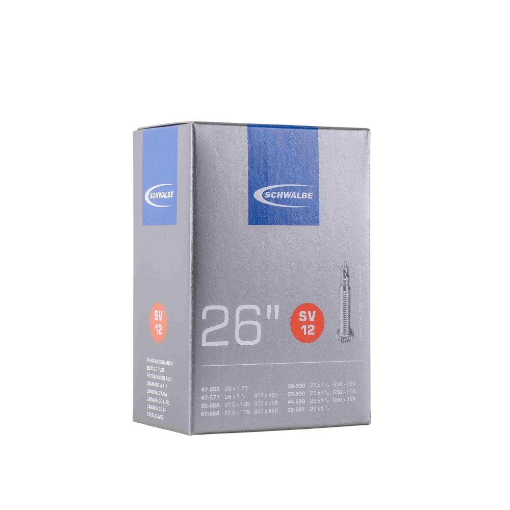 TUBE 26 x 1 3/8 (37-590)  - SCHWALBE SV12