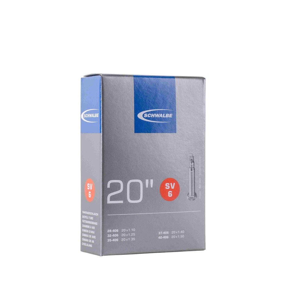 TUBE 20 x 1 1/8 (35-406) PRESTA - SCHWALBE SV6