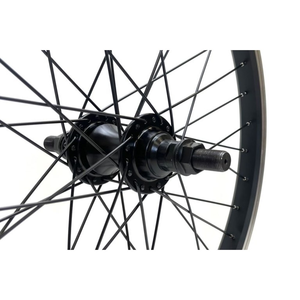 BMX 20 REAR 9T DRIVER WHEEL 14mm AXLE BLACK (TWR820R)