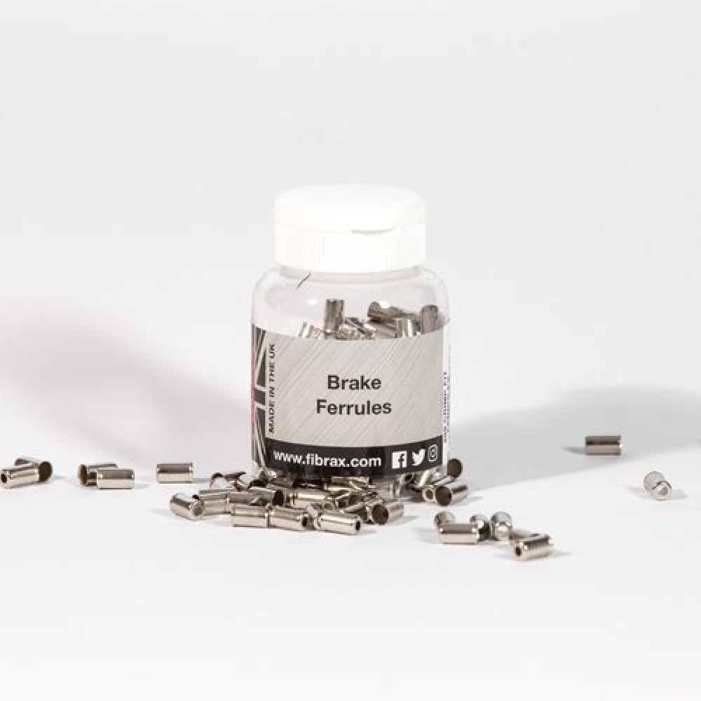 BRAKE OUTER CASING CRIMP FIT CAPS - x200 (FCB3302 / BR305)