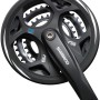 M311 48/38/28 170mm 7/8S CHAINSET - BLACK with CHAINGUARD
