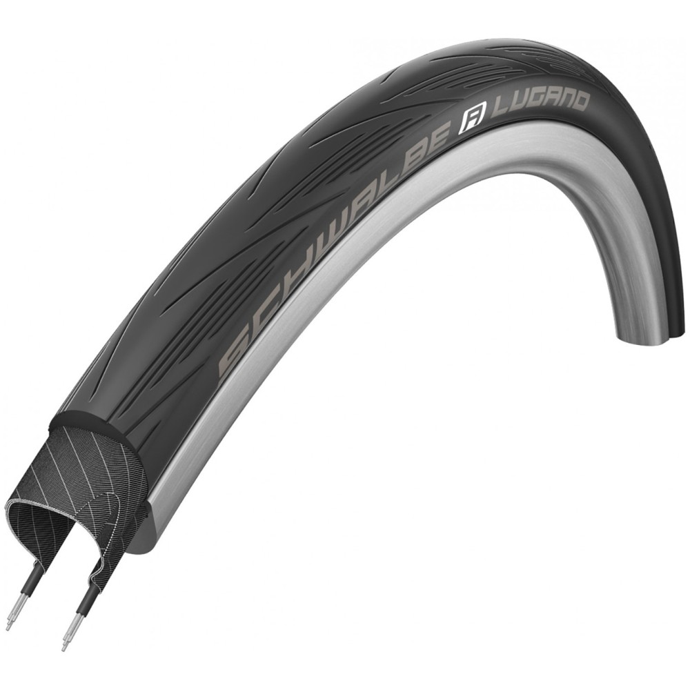 SCHWALBE 700 x 25 LUGANO II TYRE BLACK (25-622)