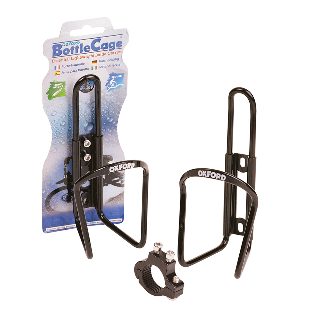 OXFORD BOTTLE CAGE H/BAR MOUNT  BLK (OF562)