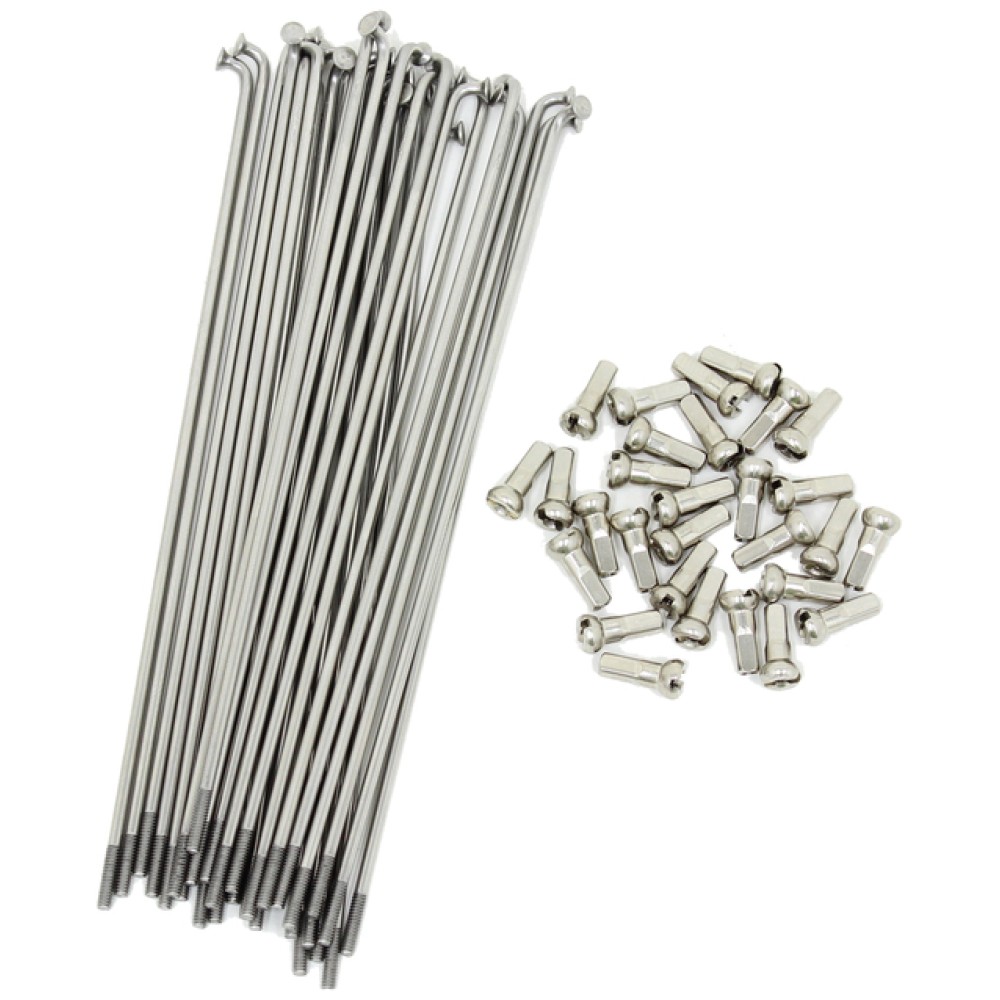 14G SPOKES 262mm - Silver - Pk of 50