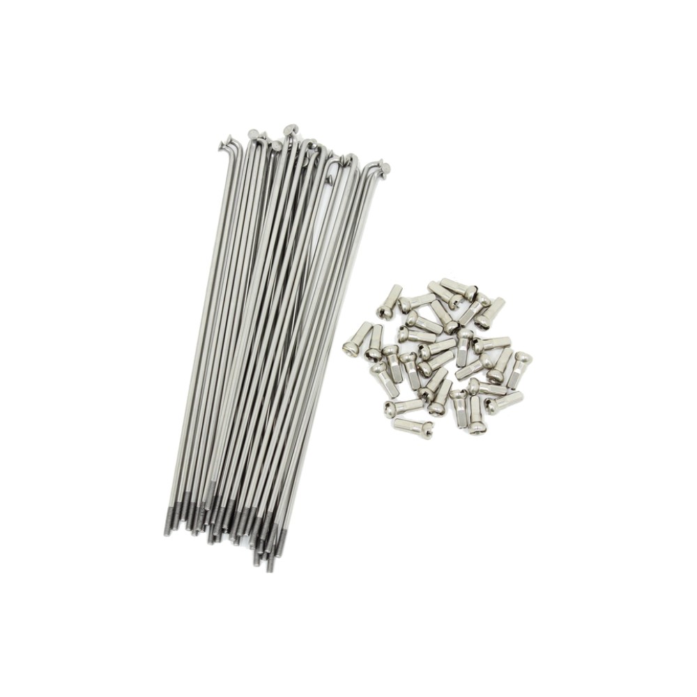 14G SPOKES 290mm - Silver - Pk of 50