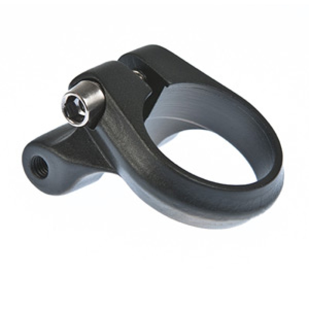 SEATPOST CLAMP ALLOY 28.6 CARRIER FIT - BLACK