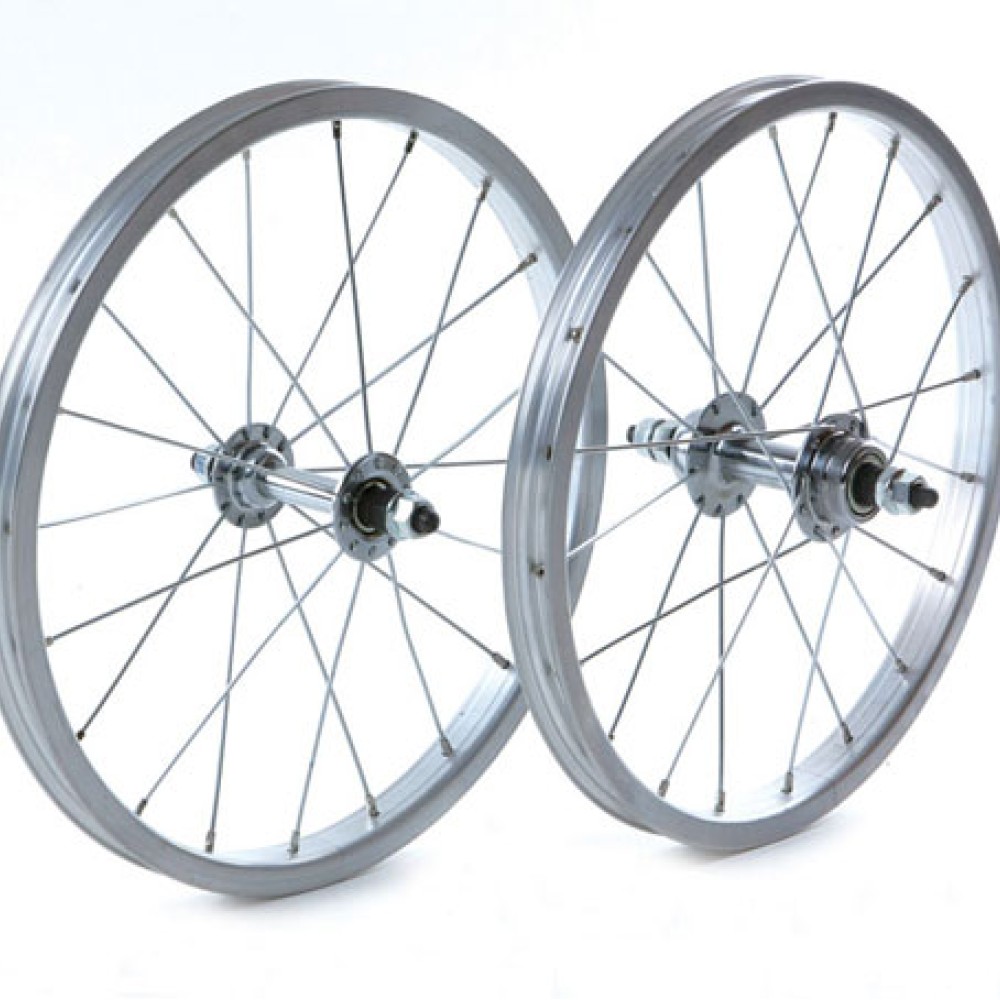 16 x 1.75 SILVER ALLOY REAR WHEEL S.H (TWR002)