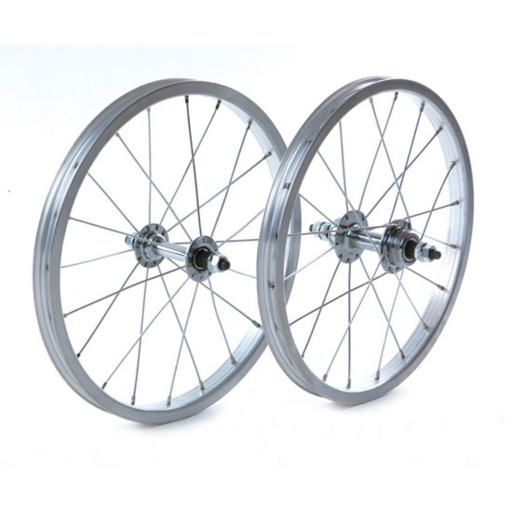 16 x 1.75 SILVER ALLOY REAR WHEEL S.H (TWR002)