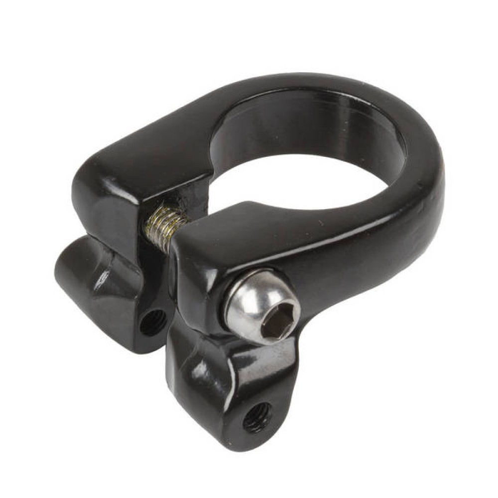 SEATPOST CLAMP ALLOY 31.8 CARRIER FIT - BLACK