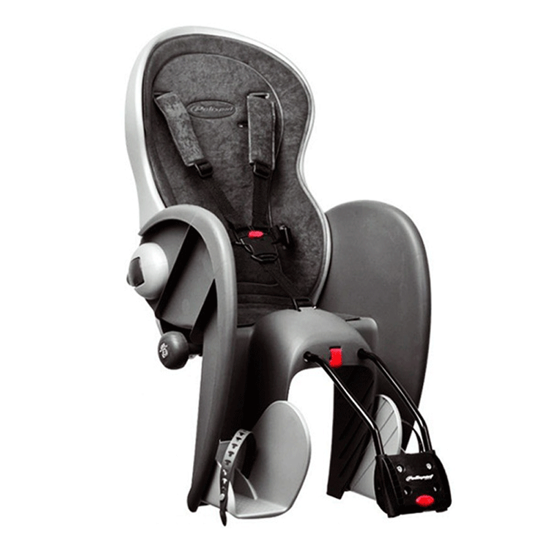 POLISPORT WALLABY EVOLUTION CHILD SEAT GREY/ SILVER