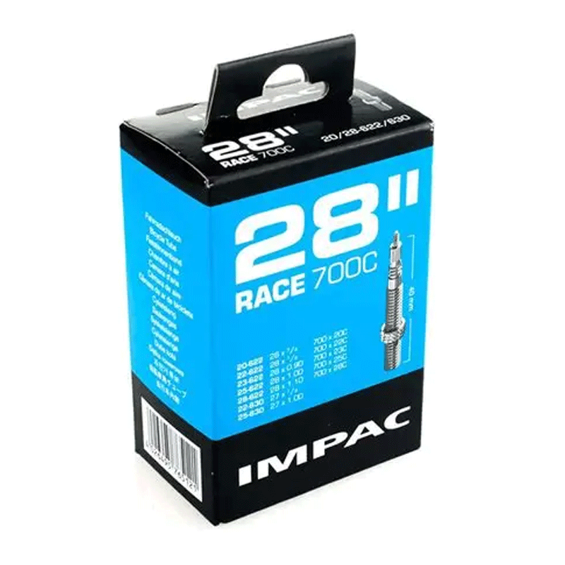 TUBE 700 x 18-25c (20/28-622/630) PRESTA 60mm-IMPAC SV28-RAC