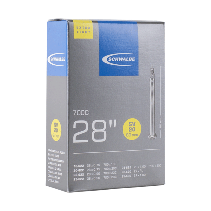 TUBE 700 x 23c (20-622) 80mm - SCHWALBE SV20