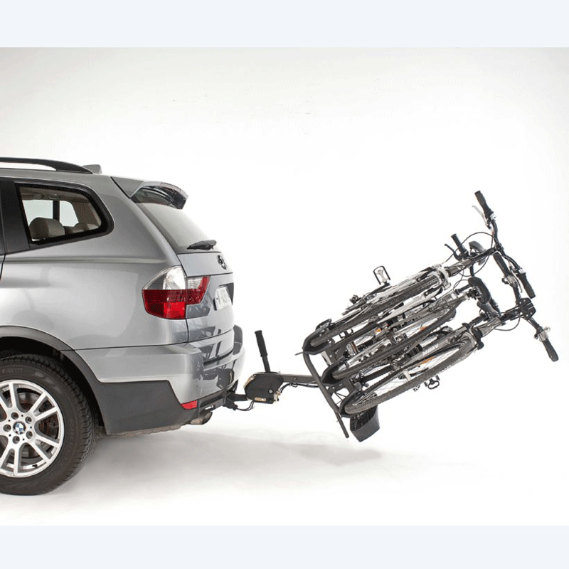 MOTTEZ 3-BIKE TOW BALL PLATFORM RACK - TILTING (A21P3RA)