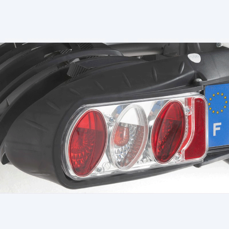 MOTTEZ 3-BIKE TOW BALL PLATFORM RACK - TILTING (A21P3RA)