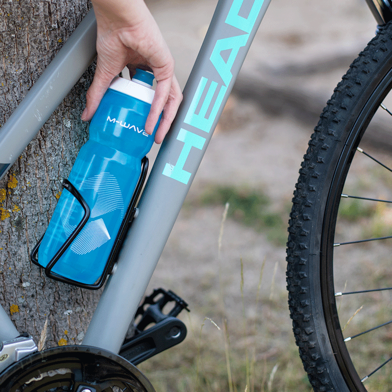 M-WAVE BOTTLE CAGE 6mm ALLOY - BLK